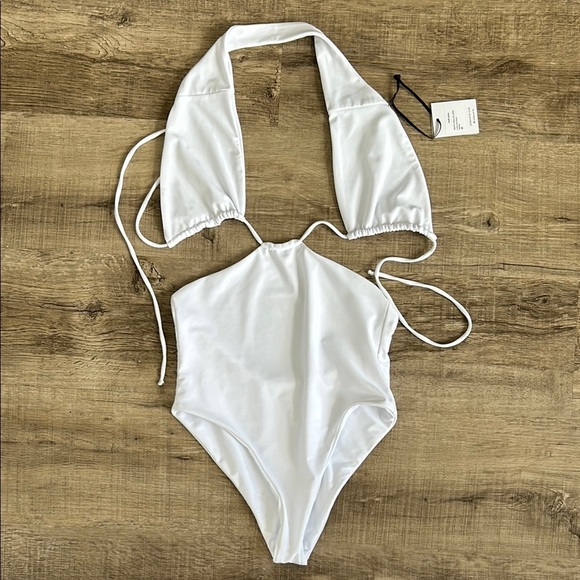 NWT JADE SWIM Layla Cut-out One-piece Swimsuit size M - Picture 4 of 8
